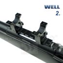 Airsoft Sniper Well MB07D Black Set ASG 6mm