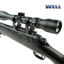 Airsoft Sniper Well MB07D Black Set ASG 6mm