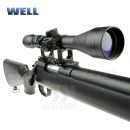 Airsoft Sniper Well MB07D Black Set ASG 6mm