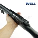 Airsoft Sniper Well MB07D Black Set ASG 6mm