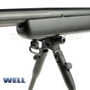 Airsoft Sniper Well MB07D Black Set ASG 6mm