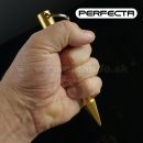 Perfecta Tactical Kubotan KB II Gold Metal s krúžkom