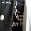 PitBull Baseball Bunda mikina čierno biela Black and White