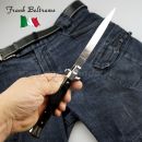 Frank Beltrame Stiletto Dagger 28cm 28/58 Buffalo Horn vyskakovací nôž 28/58