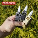 Survival Paracord Emergency multi náramok s nožom coyote