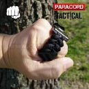 Survival Paracord Emergency multi náramok s nožom čierny