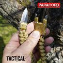 Survival Paracord Emergency multi náramok s nožom woodland