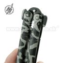 Martinez Albainox Motýlik Black Camo zatvárací nôž 02134