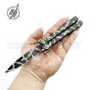 Martinez Albainox Motýlik Black Camo zatvárací nôž 02134