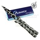 Martinez Albainox Motýlik Black Camo zatvárací nôž 02134