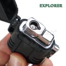 Plynový zapaľovač EXPLORER Jet Lighter Outdoor Black