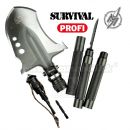 PROFI Survival skladacia taktická lopatka 33085 Albainox Shovel