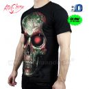 Tričko 3D Terminator Face Rock Chang 3D20 T-Shirt