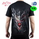Tričko 3D King Dragon Rock Chang 3D115 T-Shirt