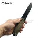 Columbia Castor TAN nôž 1738E s púzdrom USA Saber