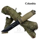 Columbia Castor TAN nôž 1738E s púzdrom USA Saber