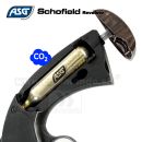 Vzduchová pištoľ Revolver SCHOFIELD CO2 4,5mm BB steel