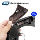 Vzduchová pištoľ Revolver SCHOFIELD CO2 4,5mm diabolo