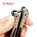 TOKISU Motýlik Balisong Carbon CNC zatvárací nôž 02173