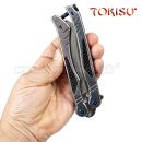 TOKISU Motýlik Balisong Carbon CNC zatvárací nôž 02173