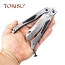 TOKISU Motýlik Balisong Carbon CNC zatvárací nôž 02173