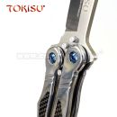 TOKISU Motýlik Balisong Carbon CNC zatvárací nôž 02173