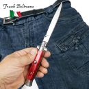 Obrázok 11. Frank Beltrame Stiletto 23cm Red Pearl Plastic vyskakovací nôž 23/41