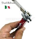 Obrázok 8. Frank Beltrame Stiletto 23cm Red Pearl Plastic vyskakovací nôž 23/41