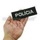 Nášivka Polícia malá 4,5x13cm so suchým zipsom