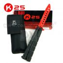 K25 RUI Motýlik tréningový nôž Red 36251
