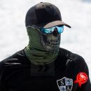 Tactical OD Green Skull Face Shield Multifunkčná šatka Bufka SA Company