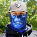 Skull Tech Blue Crow Face Shield Multifunkčná šatka Bufka SA Fishing