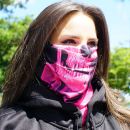 Obrázok 2. Skull Tech Pink Crow Face Shield Multifunkčná šatka Bufka SA Company