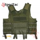 Taktická vesta SpecTac zelená Tactical OD Green