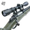 Airsoft Sniper Rifle Snow Wolf SW-04 Olive Scope 3-9x40 6mm