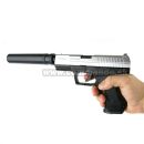 Airsoft Pistol Walther P99 DAO Electric Xtra Kit Bicolor AEP 6mm