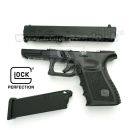 Airsoftová pištoľ Glock G19 Black GBB 6mm, airsoft pistol