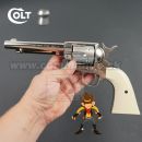 Vzduchová pištoľ Revolver Colt SAA .45 Peacemaker Nickel CO2 4,5mm, airgun