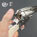 Vzduchová pištoľ Revolver Colt SAA .45 Peacemaker Nickel CO2 4,5mm, airgun