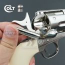 Vzduchová pištoľ Revolver Colt SAA .45 Peacemaker Nickel CO2 4,5mm, airgun