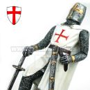 Templar Rytier križiak s mečom 18cm soška 766-352