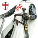 Templar Rytier križiak so štítom 18cm soška 766-5551