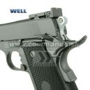 Airsoft Pistol Well 1911B Gas GBB 6 mm
