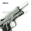 Airsoft Pistol Well 1911B Gas GBB 6 mm