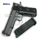 Airsoft Pistol Well 1911B Gas GBB 6 mm