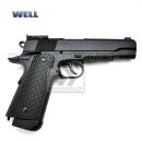 Airsoft Pistol Well 1911 G292B CO2 GNB 6mm