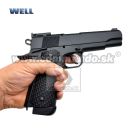 Airsoft Pistol Well 1911 G292B CO2 GNB 6mm