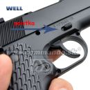 Airsoft Pistol Well 1911 G292B CO2 GNB 6mm