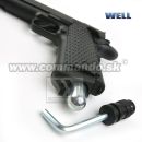 Airsoft Pistol Well 1911 G292B CO2 GNB 6mm