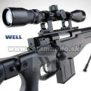 Airsoft Sniper Well L96 MB4403D Black Set ASG 6mm